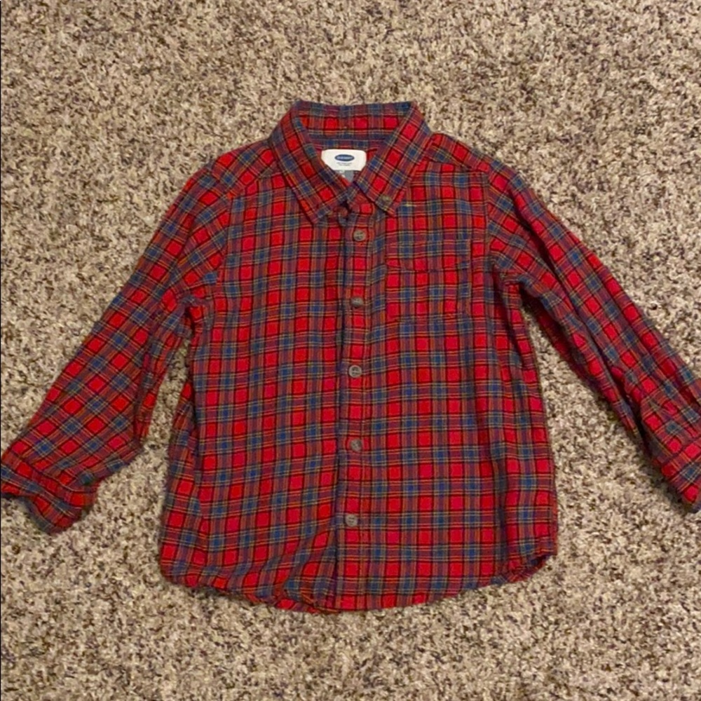 Old Navy toddler boys Flannel long sleeve shirt